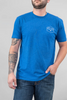 KIMES RANCH WOODEN HEX HEATHER COOL BLUE - MENS TEE  - MSH0000170