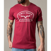 KIMES RANCH HUNTON CARDINAL - MENS TEE  - MSH0000217