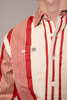 KIMES RANCH REDDY BRICK RED STRIPE - MENS SHIRT  - MDS0000091