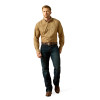 ARIAT WF DARRYL KHAKI PRINT - MENS SHIRT  - 10062196