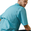 ARIAT TEK CARIBBEAN SEA HEATHER - MENS SHIRT  - 10043580