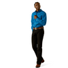 ARIAT WF COLIN FITTED BLUE PRINT - MENS SHIRT  - 10062234