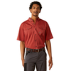 ARIAT REBAR VENTEK FIREBRICK RED - MENS SHIRT  - 10055195