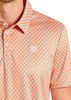 ROCK & ROLL ORANGE GEO PRINTED - MENS POLO  - BM51T06614