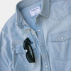 PONCHO  THE MARFA LIGHT WASH DENIM - MENS SHIRT  - MARFA