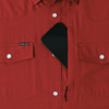 PONCHO  THE NOSE GUARD CRIMSON - MENS SHIRT  - THE NOSE GUARD