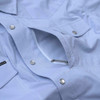 PONCHO  THE PADRE BLUE MICROCHECK - MENS SHIRT  - THE PADRE