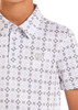 ROCK & ROLL WHITE MEDALLION PRINTED - KIDS BOYS POLO - BB51T08716