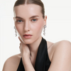 SWAROVSKI CONSTELLA DROP WHITE SILVER - ACCESSORIES JEWELRY EARRINGS - 5732252