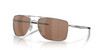 OAKLEY GAUGE 8 CHROME TUNG POLAR - SUNGLASS OAKLEY  - OO4124-09