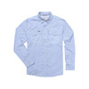 PONCHO  THE NUECES BLUE MICROCHECK - MENS SHIRT  - THE NUECES