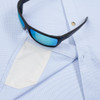 PONCHO  THE ANCHOA BLUE MICROCHECK - MENS SHIRT  - THE ANCHOA