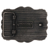 ATTITUDE BY MONTANA SILVERSMITHS FRAMED LONGHORN GOLD TONE - ACC BUCKLE  - A1003P