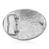 ATTITUDE BY MONTANA SILVERSMITHS ROPE BARBED WIRE LONGHORN - ACC BUCKLE  - A550S