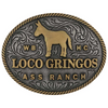 ATTITUDE BY MONTANA SILVERSMITHS LOCO GRINGOS BUCKLE - ACC BUCKLE  - A1030WR
