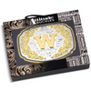 ATTITUDE BY MONTANA SILVERSMITHS WESTERN INITIAL BUCKLE W - ACC BUCKLE  - A1047W