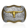 ATTITUDE BY MONTANA SILVERSMITHS LONGHORN LEGACY - ACC BUCKLE  - A1072P