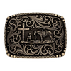 ATTITUDE BY MONTANA SILVERSMITHS SURROUNDED BY FAITH - ACC BUCKLE  - A1076C