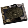 ATTITUDE BY MONTANA SILVERSMITHS FAITH IN HIM CHRISTIAN COWBOY - ACC BUCKLE  - A1080C