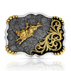 MONTANA SILVERSMITHS SHADOW MESA CRACKED EARTH - ACC BUCKLE  - 58510-528