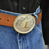 MONTANA SILVERSMITHS INITIAL L SILVER  TWO TONED - ACC BUCKLE  - 700L