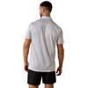 ARIAT WHITE SOUTHWEST TRIANGLE - MENS POLO  - 10073433