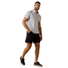 ARIAT WHITE SOUTHWEST TRIANGLE - MENS POLO  - 10073433