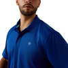 ARIAT TEK BLUE QUARTZ - MENS POLO  - 10073482