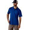ARIAT TEK BLUE QUARTZ - MENS POLO  - 10073482