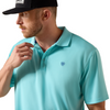 ARIAT TEK ANGEL BLUE - MENS POLO  - 10073481