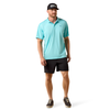 ARIAT TEK ANGEL BLUE - MENS POLO  - 10073481