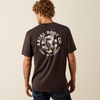 ARIAT TRADITION EAGLE LOTF BROWN - MENS TEE  - 10073413