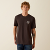 ARIAT TRADITION EAGLE LOTF BROWN - MENS TEE  - 10073413