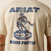 ARIAT PROVEN STAMP NATURAL - MENS TEE  - 10073416
