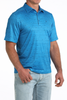 CINCH BLUE RODEO PRINT - MENS POLO  - MTK1865044