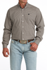 CINCH KHAKI GEOMETRIC PRINT - MENS SHIRT  - MTW1106089