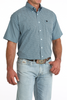 CINCH BLUE GEOMETRIC PRINT - MENS SHIRT  - MTW1111518