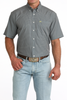 CINCH ARENAFLEX GREY PLAID PRINT - MENS SHIRT  - MTW1704168