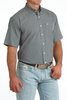 CINCH ARENAFLEX GREY PLAID PRINT - MENS SHIRT  - MTW1704168