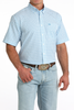 CINCH LIGHT BLUE GEOMETRIC ARENAFLEX - MENS SHIRT  - MTW1704170