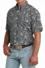CINCH BLACK PAISLEY PRINT - MENS SHIRT  - MTW1111522