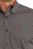 CINCH BLACK GEOMETRIC PRINT - MENS SHIRT  - MTW1347158