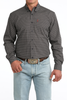 CINCH BLACK GEOMETRIC PRINT - MENS SHIRT  - MTW1347158