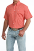 CINCH RED STRIPPED PRINT - MENS SHIRT  - MTW1111520