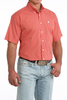 CINCH RED STRIPPED PRINT - MENS SHIRT  - MTW1111520