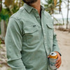 PONCHO  VENTURA SAGE BRUSH DENIM - MENS SHIRT  - THE VENTURA