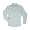 PONCHO  BLUE WESTERN FLOWER PRINT - MENS SHIRT  - THE BUCKHORN