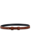 TONY LAMA COGNAC ALLIGATOR HATBAND - HATS ADD-ONS  - S2021AHC