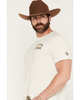 ROCK & ROLL KOE WETZEL CREAM PRINT - MENS TEE  - BU21T09153