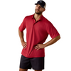 ARIAT 360 AIRFLOW SCARLET GIO PRINT - MENS POLO  - 10073507